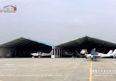 Helicopter Hangar Tent