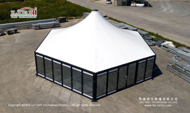 Hexagon Module Square Tent — clear-span tent for sale