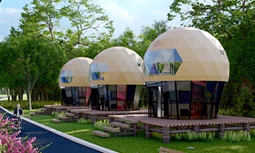 Luxury Pop Up Hotel — clear-span tent for sale