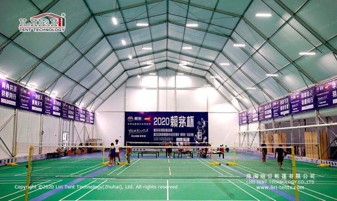 Indoor Badminton Court — clear-span tent for sale
