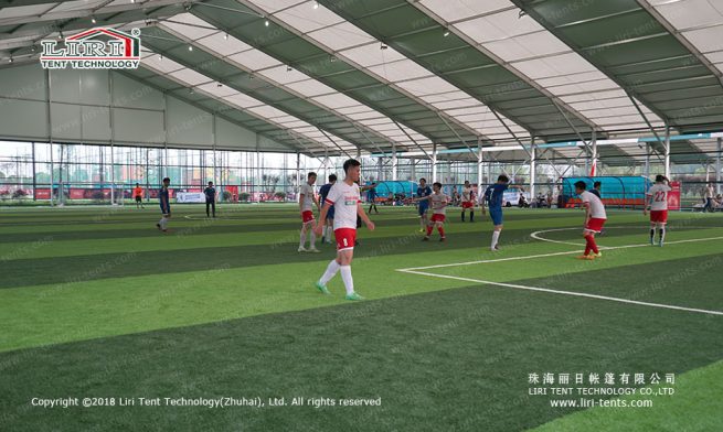 Indoor Football Field Fabric Buildings — clear-span tent for sale