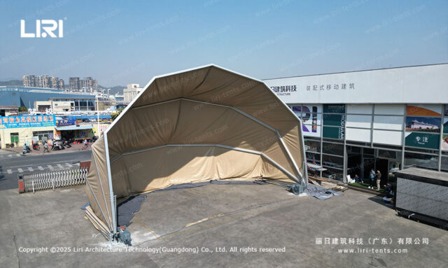 Intelligent Control Scallop Hangar — clear-span tent for sale