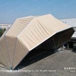 Intelligent Control Scallop Hangar tent