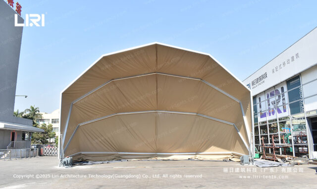 Intelligent Control Scallop Hangar — clear-span tent for sale