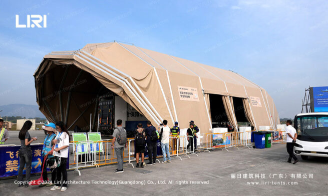 Eyelid Hangar Tent — clear-span tent for sale