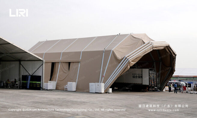 Eyelid Hangar Tent — clear-span tent for sale