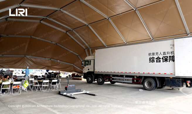 Eyelid Hangar Tent — clear-span tent for sale