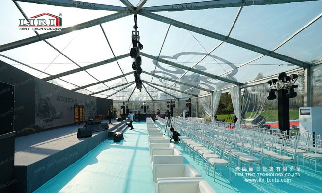 High-Peak Mixed Tent — clear-span tent for sale