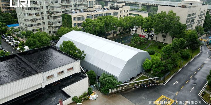Multi-Arch Tennis Hall Tent | 18.5x36m Covered Tennis Court Structure