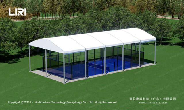 Padel Court Cover — clear-span tent for sale
