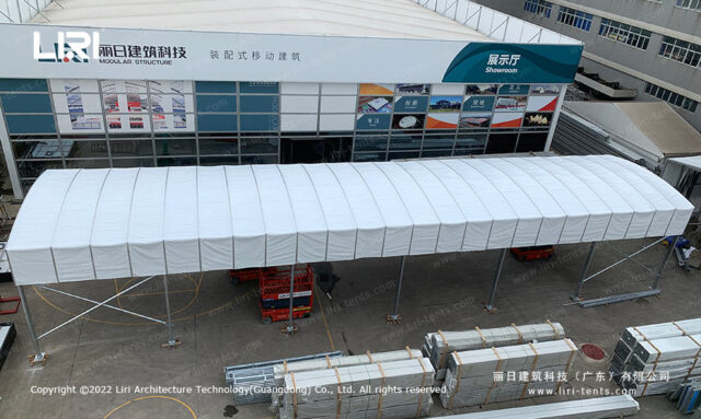 Push Pull Warehouse Tent — clear-span tent for sale