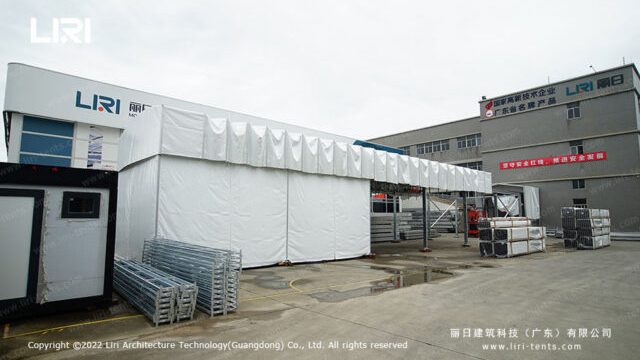Push Pull Warehouse Tent
