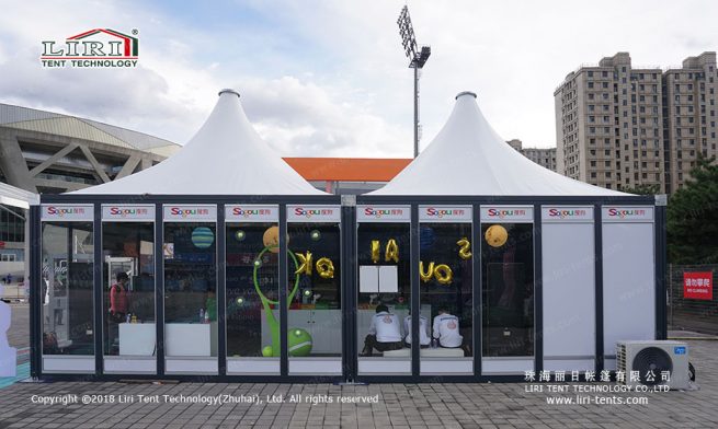 Modular Pyramid Tents — clear-span tent for sale