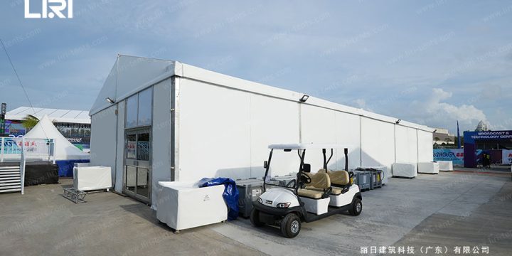 Sanya Formula E Event Tent | Clear Span Pit & VIP Lounge for Tropical Motorsport