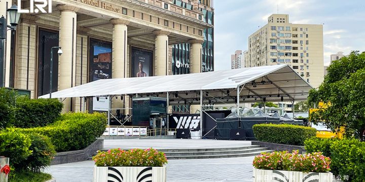 25x20m Clear Span Sports Event Tent for Shanghai | Commercial Basketball Court Marquee