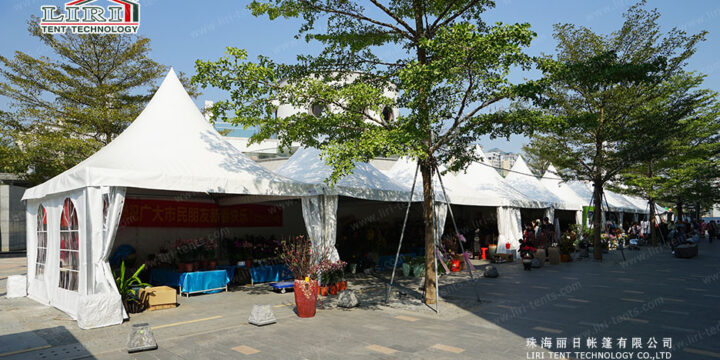 10x10m Mini Pagoda Tents For Commercial Booths
