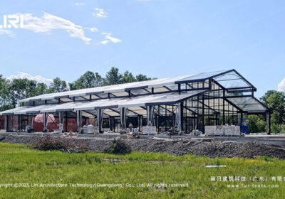 Black Clear Span Tent for Wedding Party 20x50m