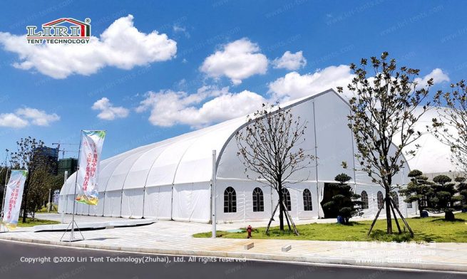 Curve Tent For Sale — clear-span tent for sale