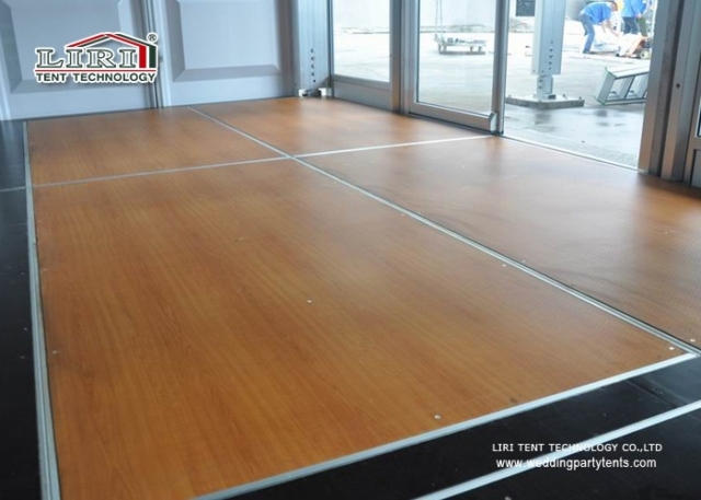 Tent-wood-flooring