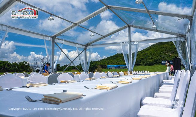 Transparent Tent — clear-span tent for sale