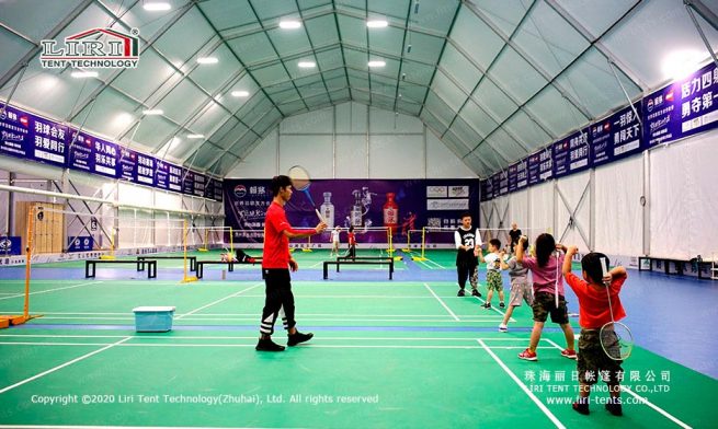 Indoor Badminton Court — clear-span tent for sale