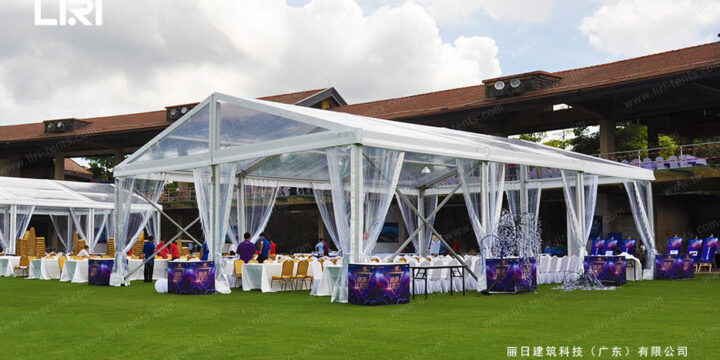 Clear Span Tent For Temporary Restaurant