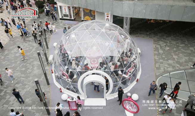 Fabric Dome Tent — clear-span tent for sale