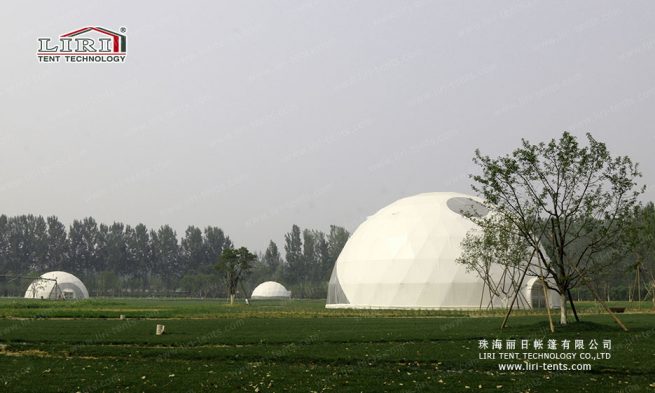 Geodesic Dome Greenhouse — clear-span tent for sale