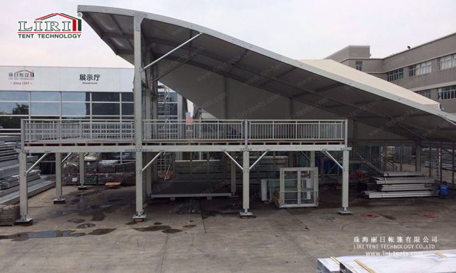 Half Dome Double Decker Tent — clear-span tent for sale