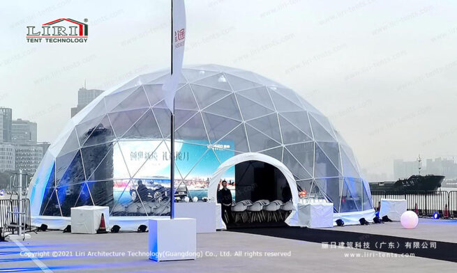Fabric Dome Tent — clear-span tent for sale