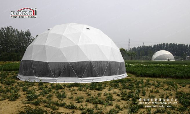 Geodesic Dome Greenhouse — clear-span tent for sale