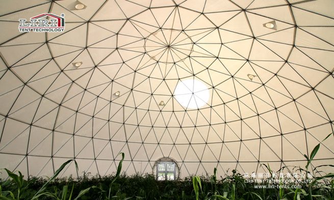 Geodesic Dome Greenhouse — clear-span tent for sale