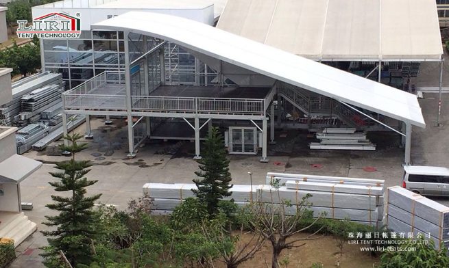Half Dome Double Decker Tent — clear-span tent for sale