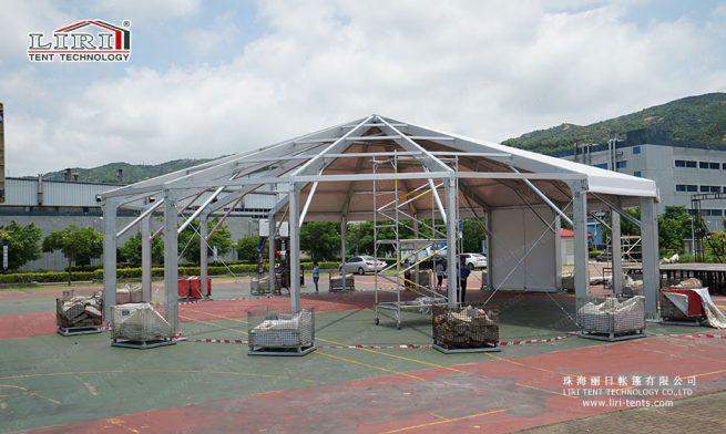 Hexadecagon Tent — clear-span tent for sale