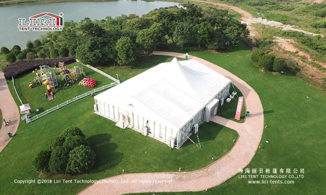 High-Peak Mixed Tent — clear-span tent for sale