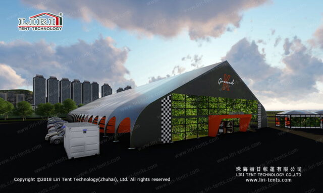 Indoor Go Kart Racing Venue tent
