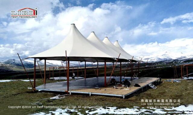 Double Peak Hotel Tent — clear-span tent for sale