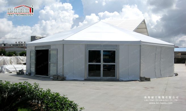 Octagonal Tent — clear-span tent for sale