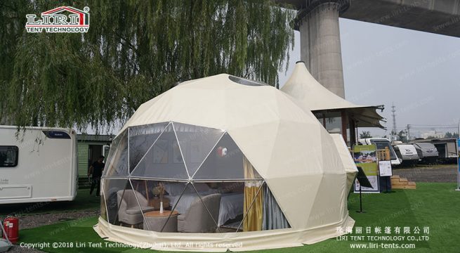 Pop Up Geodesic Dome Hotel