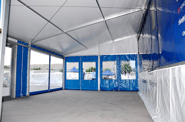 Trailer Tent — clear-span tent for sale