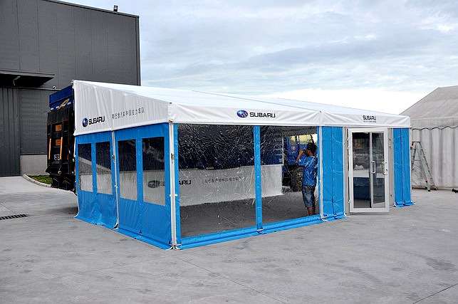 Trailer Tent — clear-span tent for sale