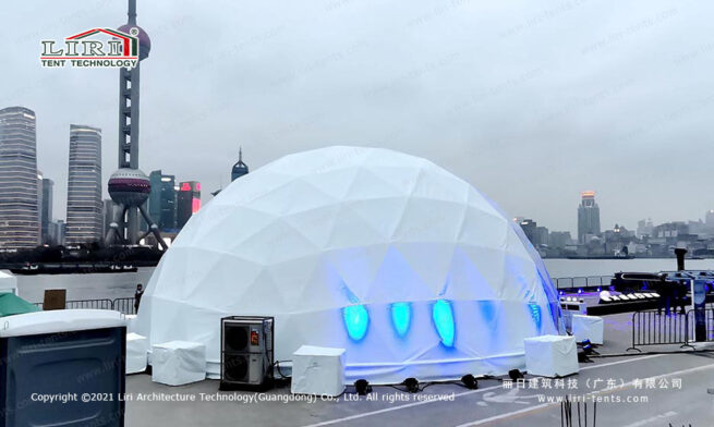 Fabric Dome Tent — clear-span tent for sale