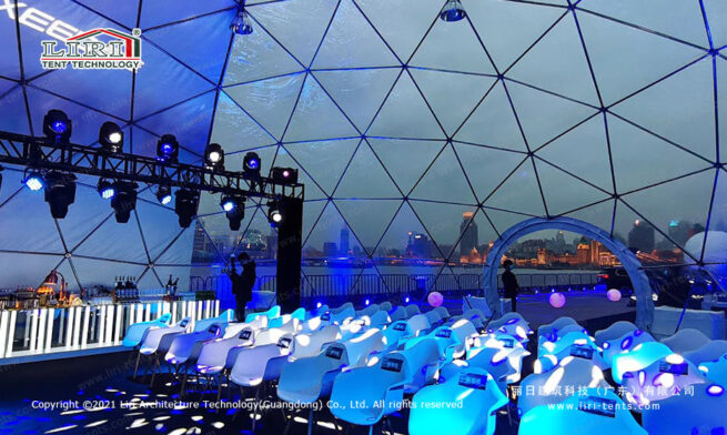 Fabric Dome Tent — clear-span tent for sale