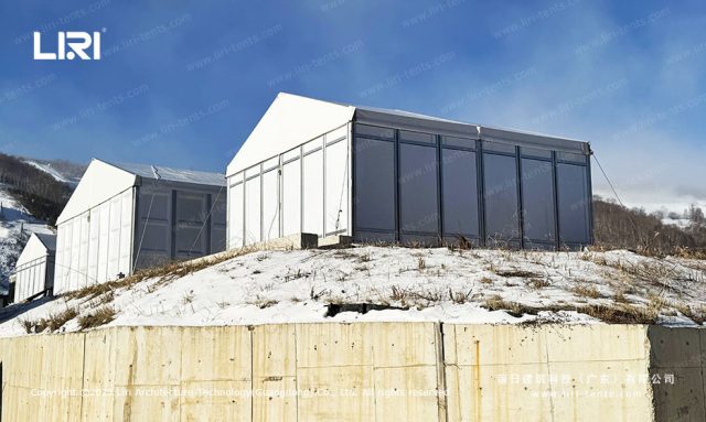 winter clear span tent